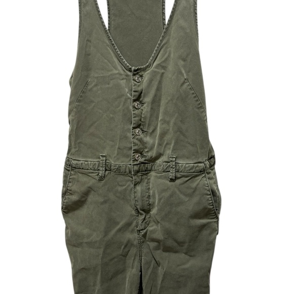 Paige Christy Utility Jumpsuit Olive Green - Picture 2 of 7